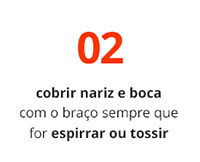 Cubra bem o nariz